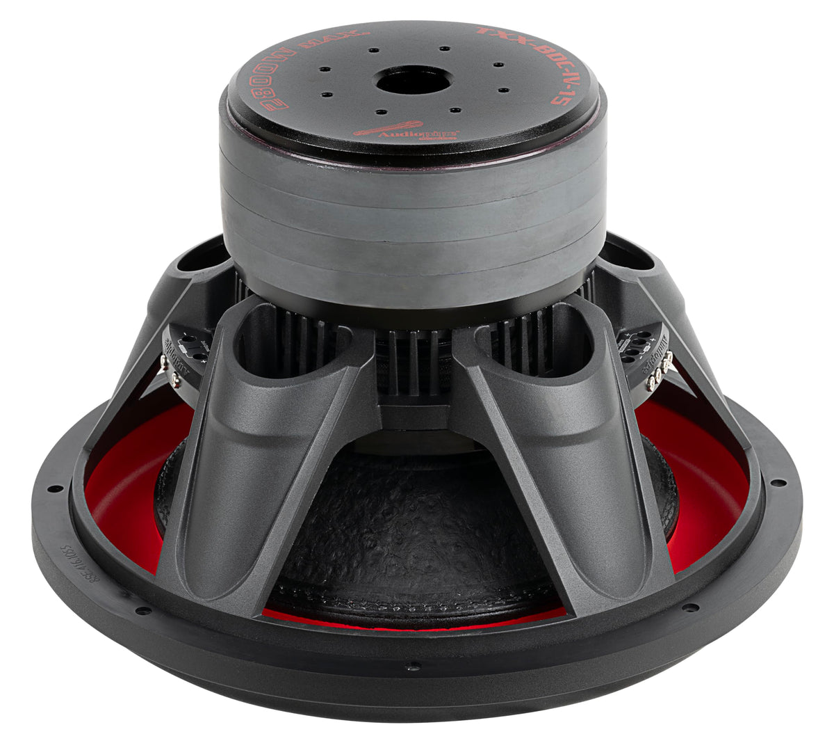 Audiopipe TXX-BDC-IV-15 aluminum basket ensures rigid, durable construction