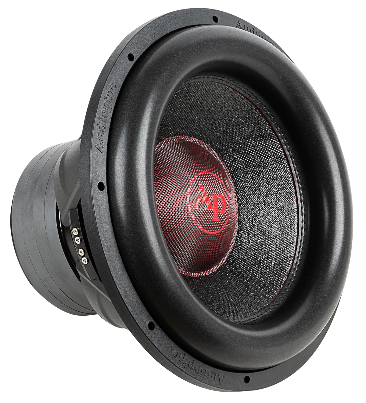 Audiopipe TXX-BDC-IV-15D2 front view highlights deep bass potential for powerful car audio