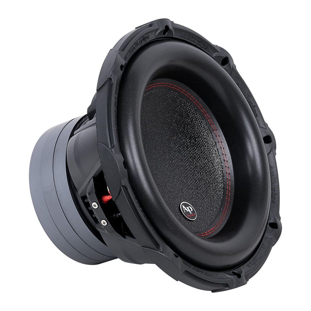 Audiopipe TXX-BDC2-12 double-stack magnet for strong bass in car audio.