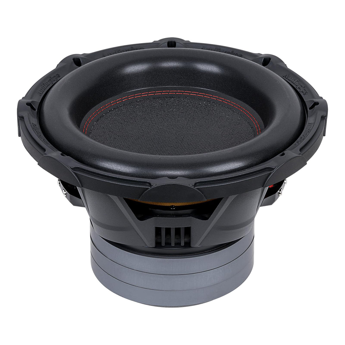 Audiopipe TXX-BDC2-12 patent pipe terminals enable secure wiring options.