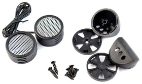 Audiopipe XTC-3300 side profile highlights built-in crossover design