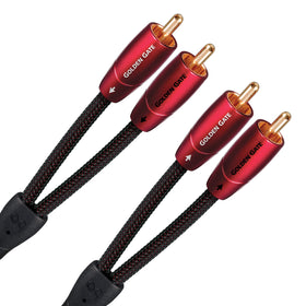 AudioQuest Golden Gate ground wire connected to turntable for stable grounding.