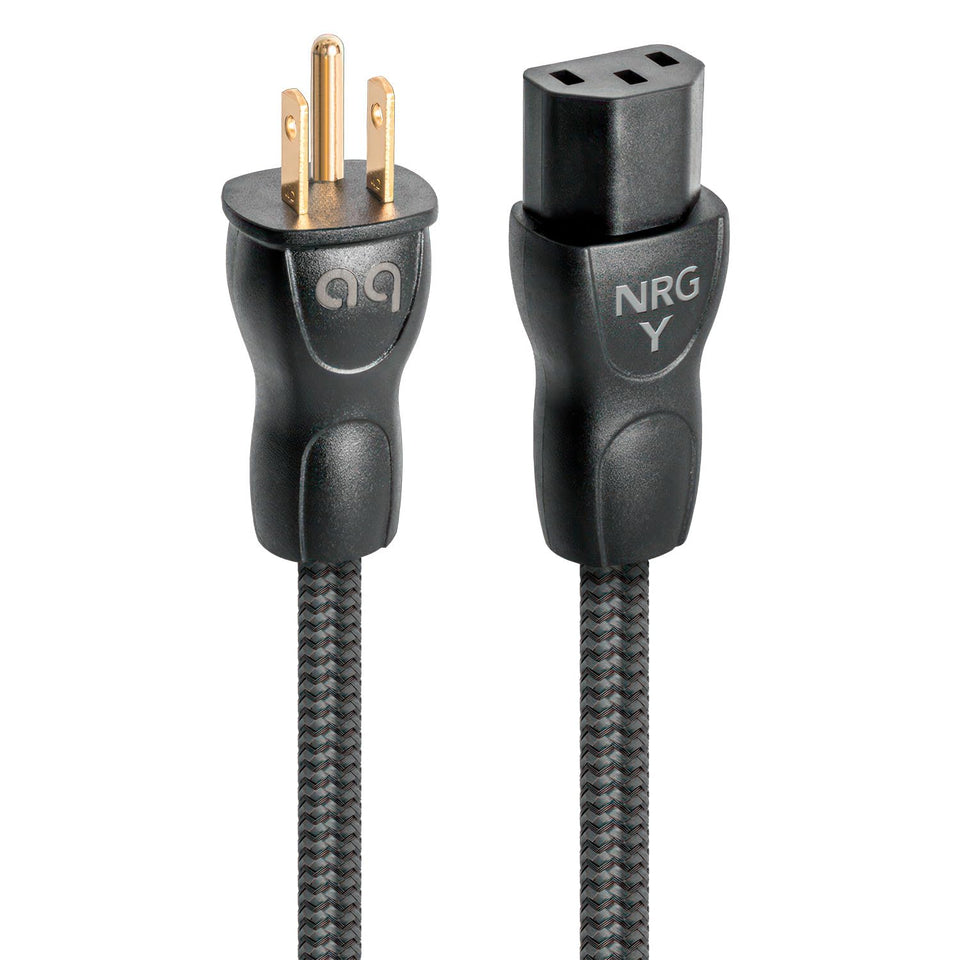 AudioQuest NRG-Y3 close-up highlighting long-grain copper for clean power