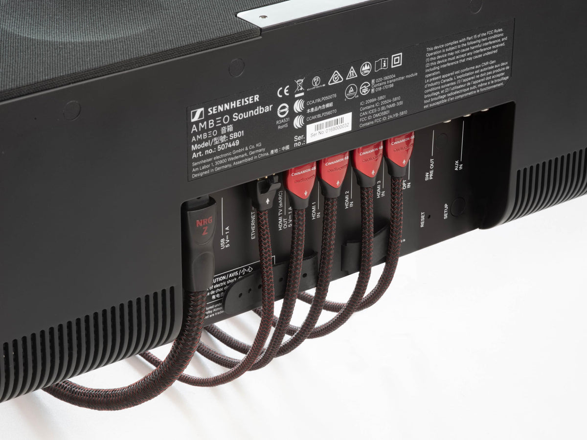 AudioQuest NRG-Z3 PSC conductors up-close for smoother current flow.