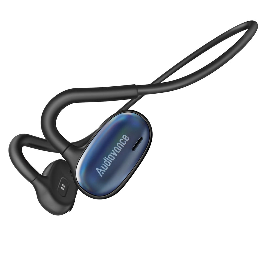 Audiovance OpenComfy CF202 open-ear design for comfortable listening on the go.