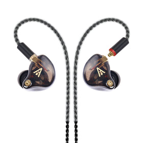 Audiovance Vibes 201 earbuds in case for secure transport and quick access.
