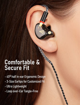 Audiovance compact hard carry case open protecting earbuds on the go