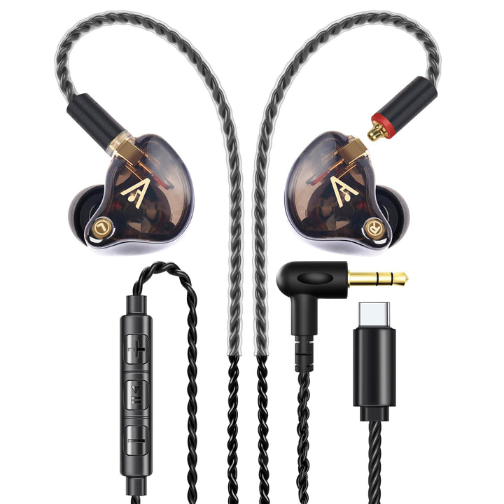 Audiovance front packaging showing earbuds and accessories for easy identification