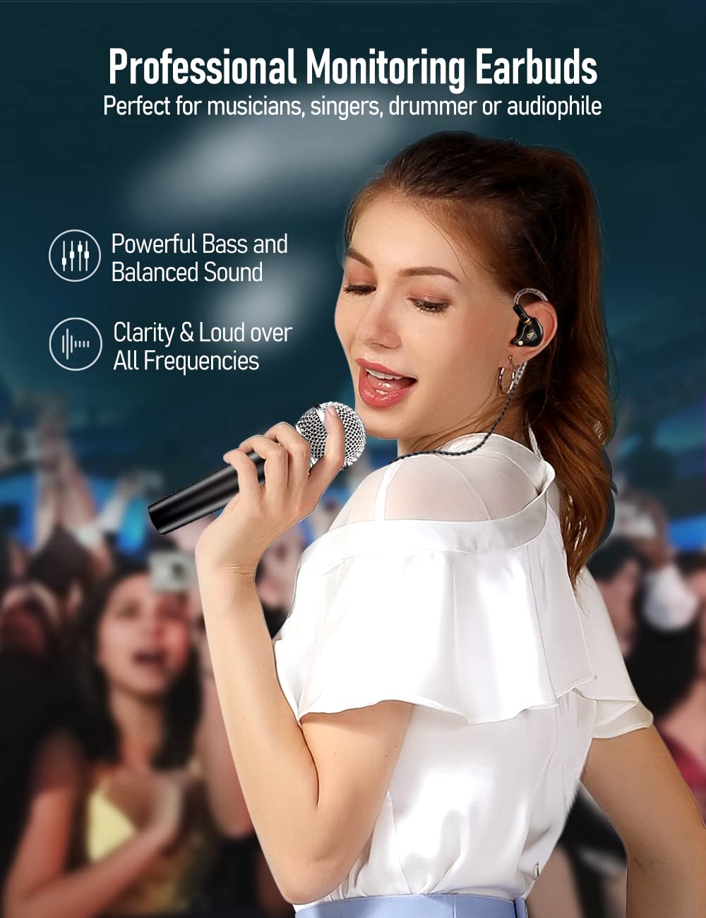 Audiovance inline mic and remote close view for hands‑free calls and control
