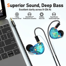 Audiovance Vibes 202 silver-plated braided cable detail for low-loss signal transmission