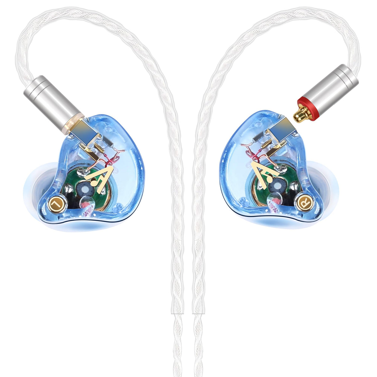 Audiovance Vibes 202 front view showing precise driver placement and fit benefit