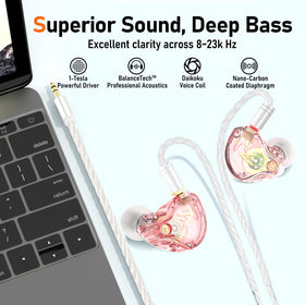 Audiovance silver-plated Litz cable detail ensuring clear, lossless audio