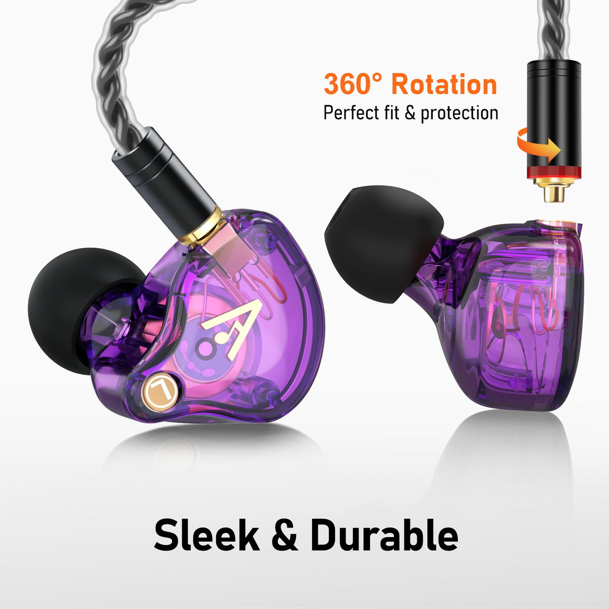 Audiovance protective travel case keeping IEMs organized and safe