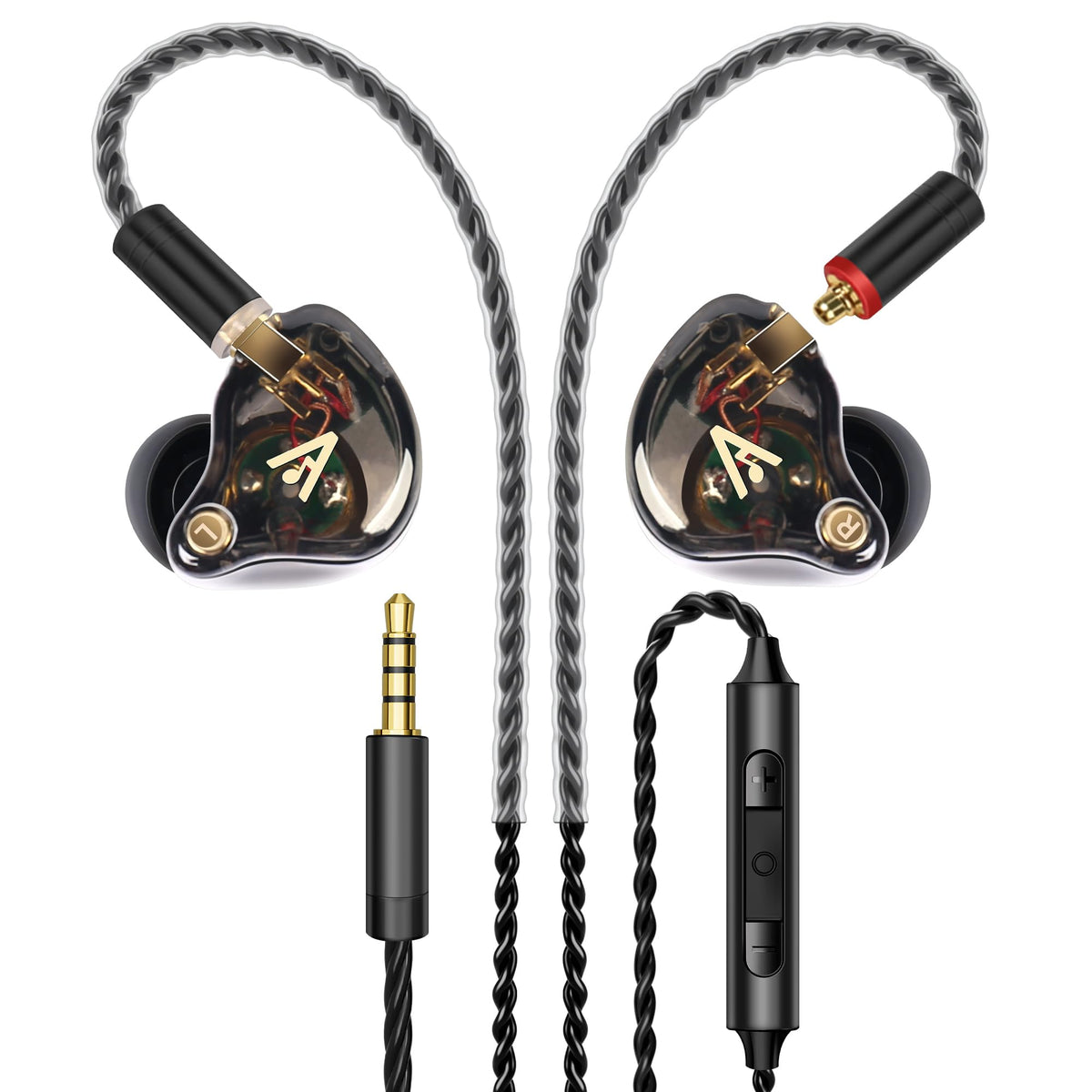 Audiovance Vibes 202M front view showing earbuds and organized packaging benefit: ready-to-use