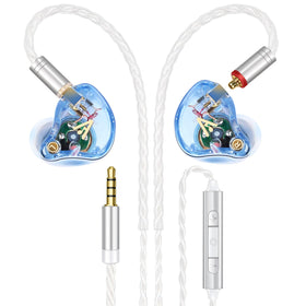 Audiovance front packaging showing earbuds and accessories, clear protection for transport