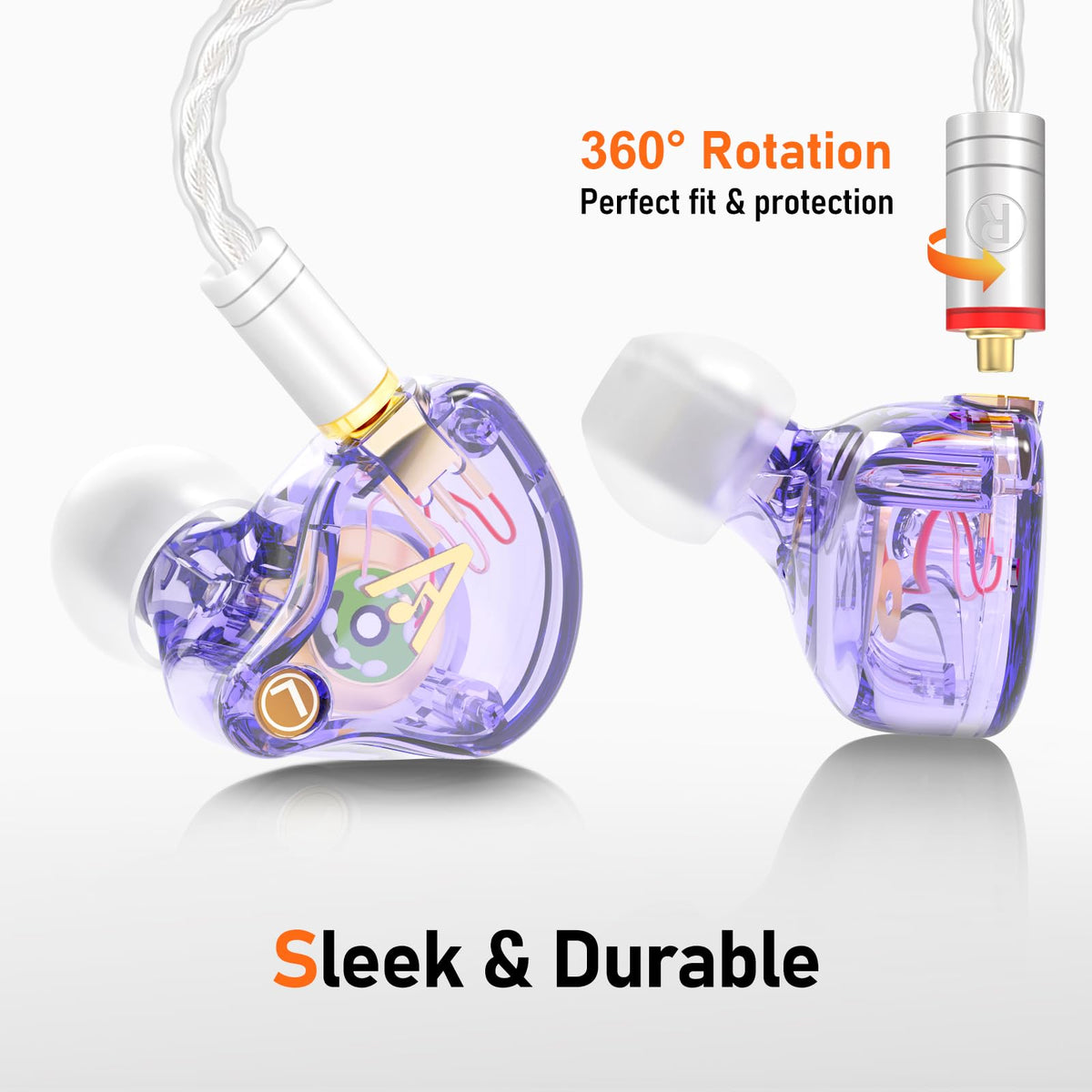 Audiovance Vibes 202M beside coin scale comparison showing compact portability