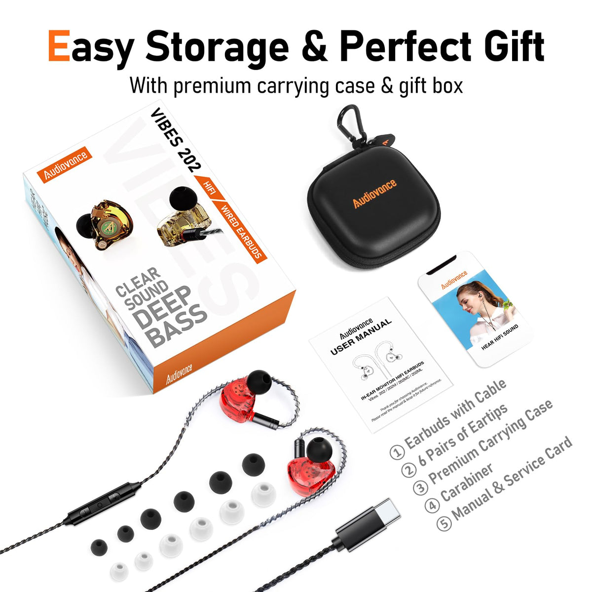 Audiovance inline remote and mic shown for clear calls and easy playback control