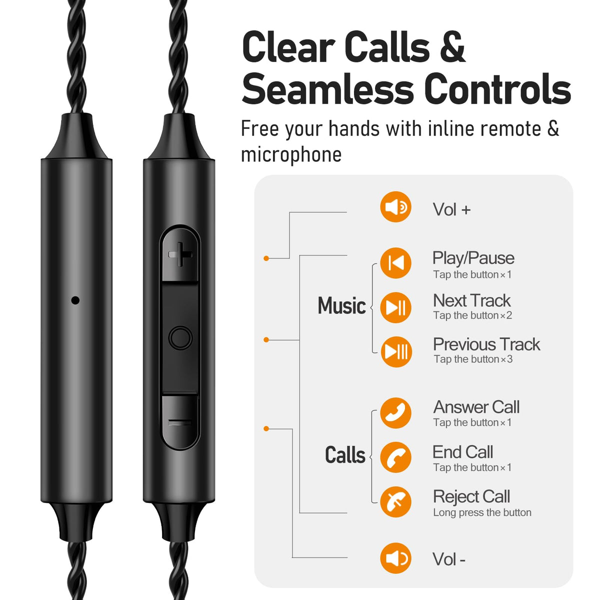Audiovance size comparison next to a coin to show compact earbuds scale