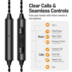Audiovance size comparison next to a coin to show compact earbuds scale