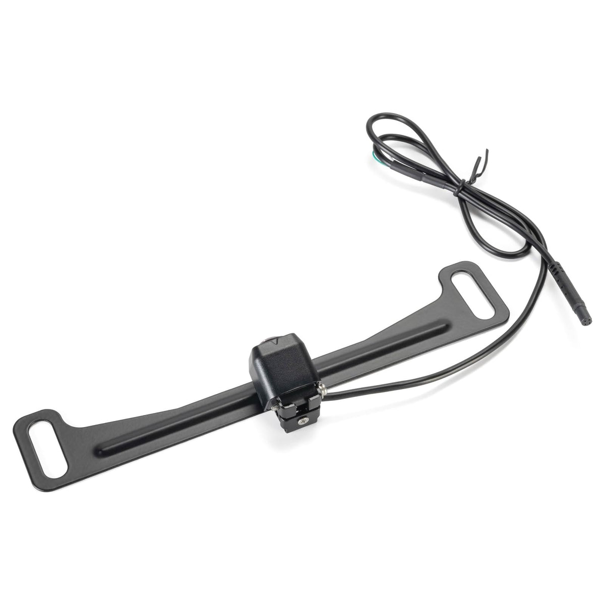 Audiovox ACA800 installed on vehicle while reversing showing parking grid assistance benefit