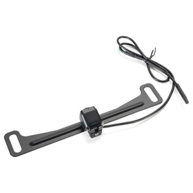 Audiovox ACA800 installed on vehicle while reversing showing parking grid assistance benefit