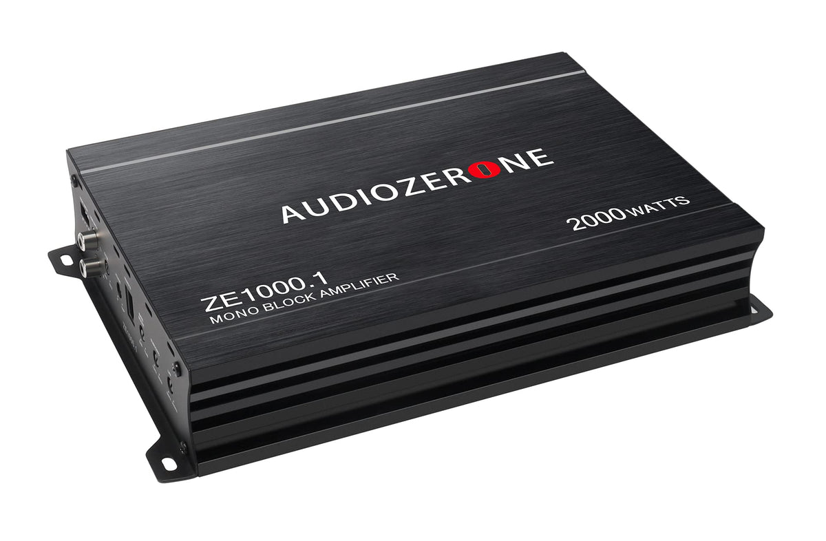 ZE1000.1 Class D design keeps heat low for efficient car audio.