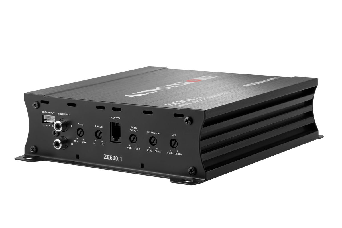 ZE500.1 demonstrates Class D efficiency reducing heat and size