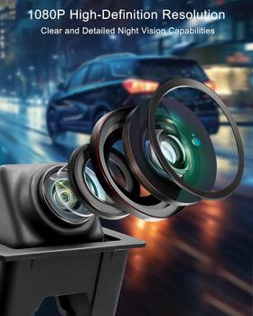 AUGREX IP68 waterproof rear camera withstands rain and splashes