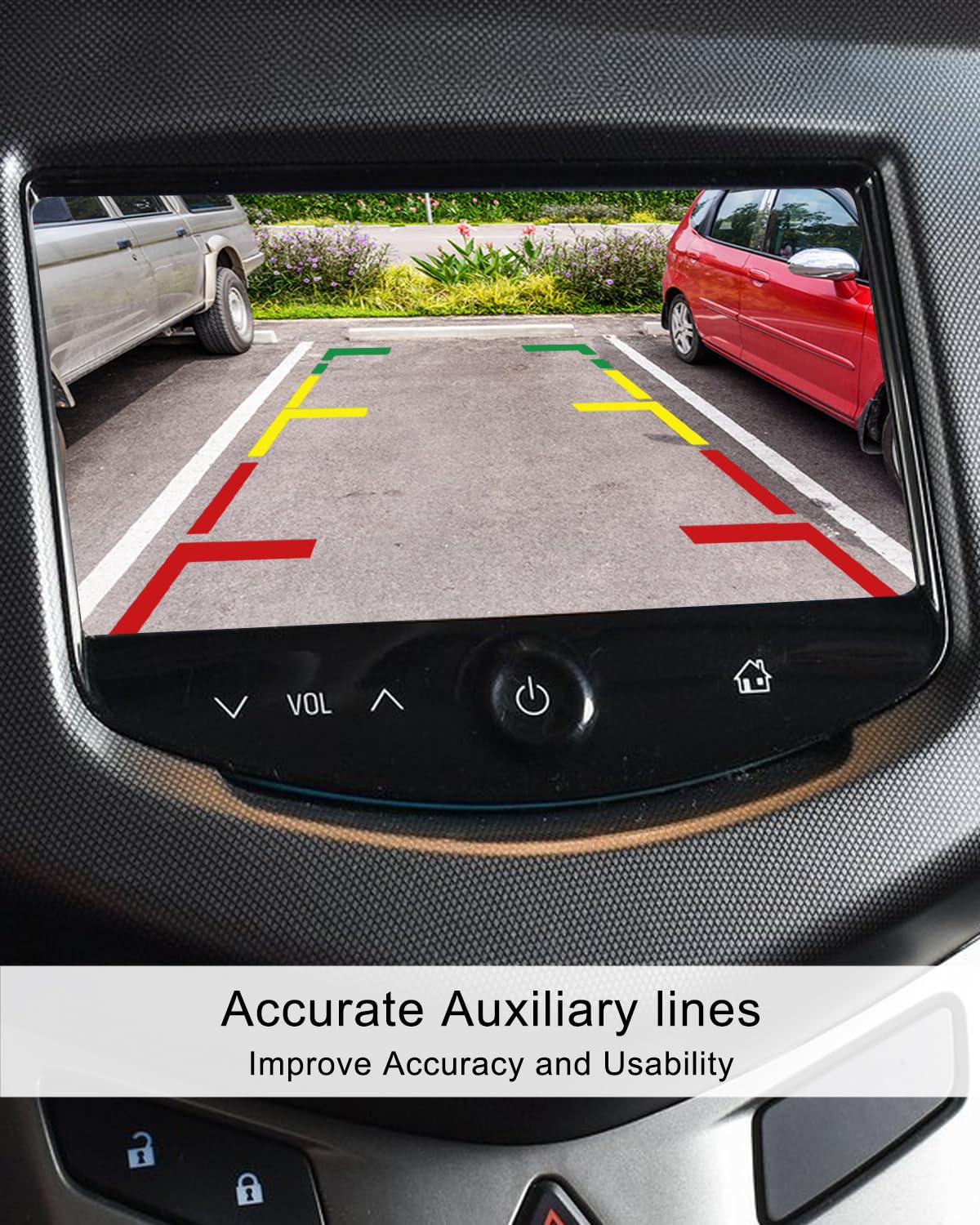 AUGREX precision guidance lines aid parking and maneuvering