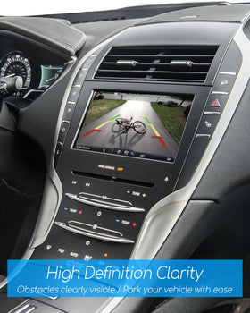 AUGREX HD1080 camera delivers sharp images for clearer reversing.