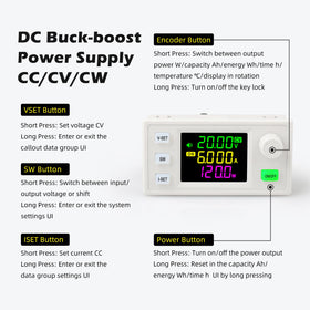 AUGUESLD SK-120X side terminals and connectors enabling secure power input and output