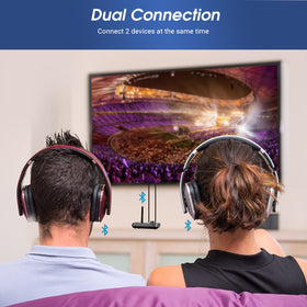 August MR280 hooked to hi‑fi receiver transferring phone music to stereo speakers