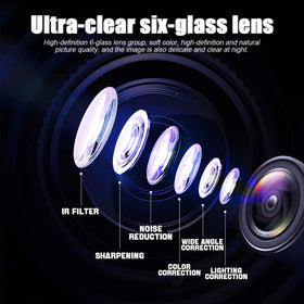 AUKEPO dash cam 4.3-inch display helps reduce blind spots.