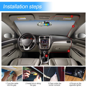 AUKEPO dash cam with G-Sensor parking mode saves events.