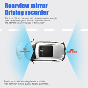 AUKEPO dash cam night vision captures clearer details in low light.