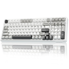 AULA F99 front view showing compact layout and RGB for versatile use