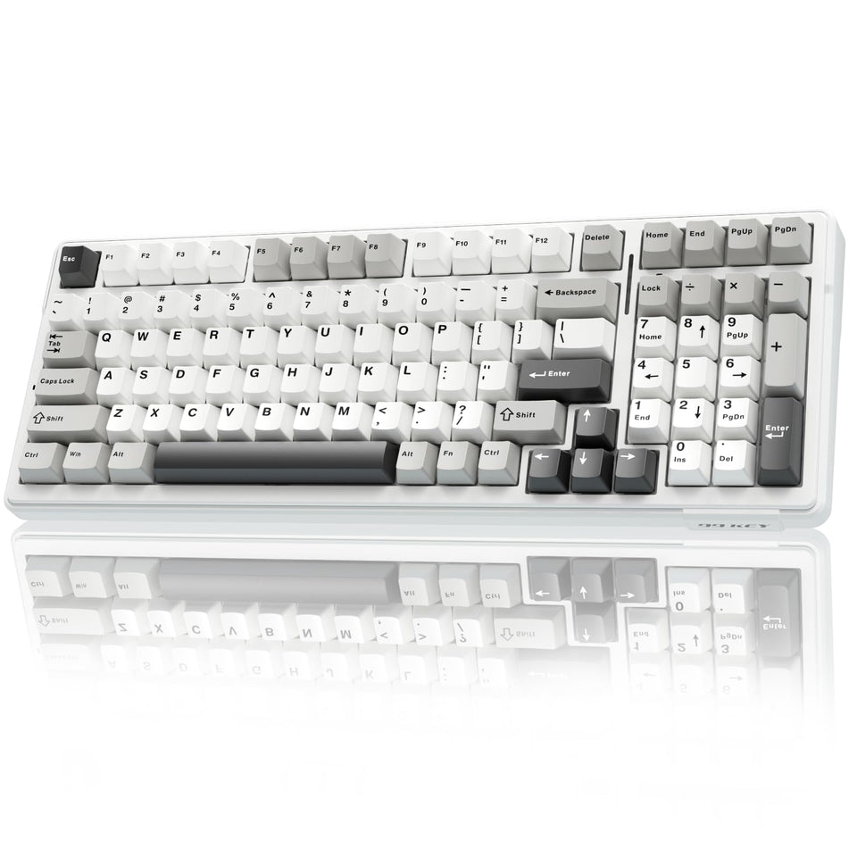 AULA F99 front view showing compact layout and RGB for versatile use