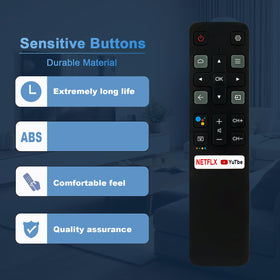 AULCMEET RC802V remote setup guide demonstrates quick pairing with TCL TV.