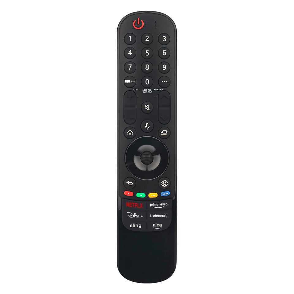 AULCMEET Replace Magic Remote MR24GA in hand, easy LG UT80 control for 4K TV viewing