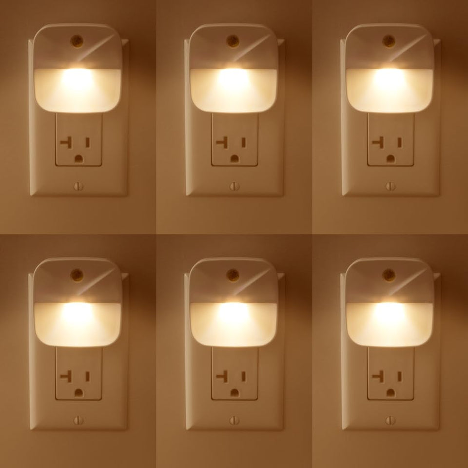 AULTRA front view plug-in night light shows compact design and safe glow