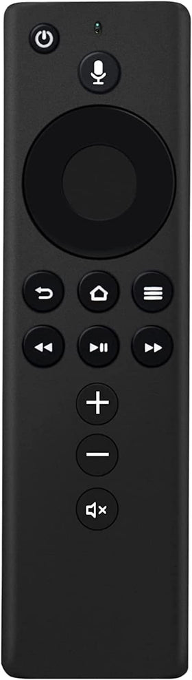AULTRA L5B83H remote with voice button for hands-free searching on AMZ devices.