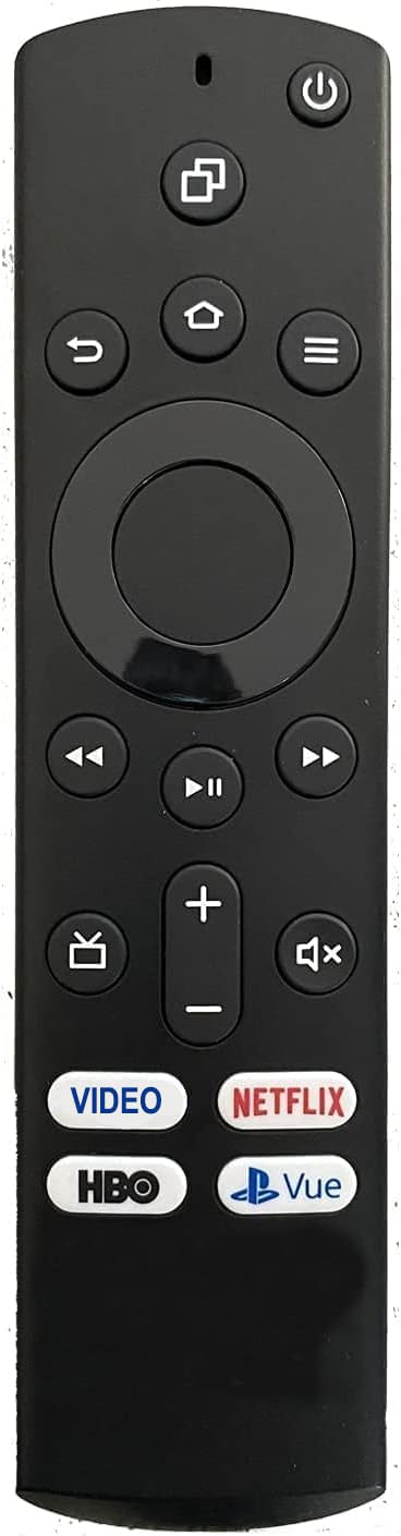 AULTRA universal remote back view with battery compartment ready for two AAA batteries.