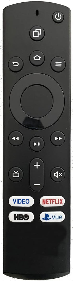 AULTRA universal remote back view with battery compartment ready for two AAA batteries.