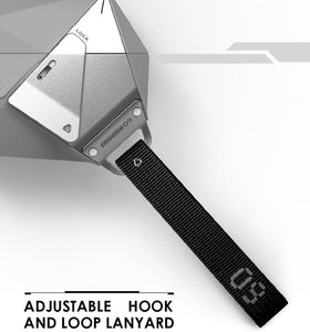 Aulumu A09 clipped to backpack showing convenient on-the-go security