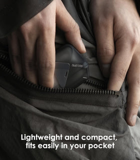 Aulumu A29 side profile next to a phone showing pocket-friendly scale