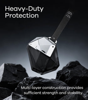 Aulumu A39 nylon buckle attached to case demonstrating easy carry