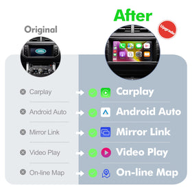 AUMUME Android Auto wireless support for maps and music without cables.