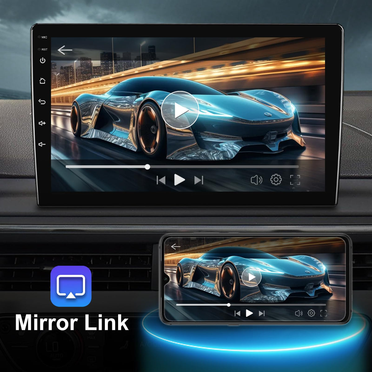 AUMUME backup camera supports 720p 1080p for clearer parking views