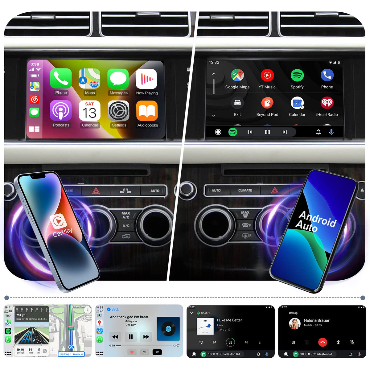 AUMUME Bosch CarPlay retrofit kit enables upgraded navigation and media access.