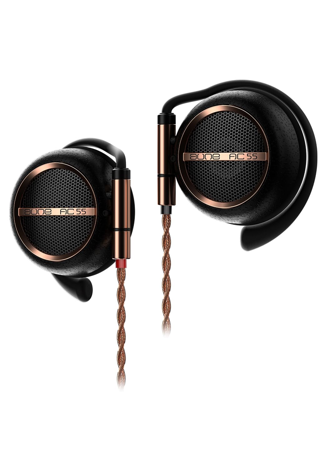Aune AC55 open-back headphones with spacious soundstage for home listening.